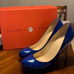 Iva Mika Trump “Pinkish” Patent Leather Pump